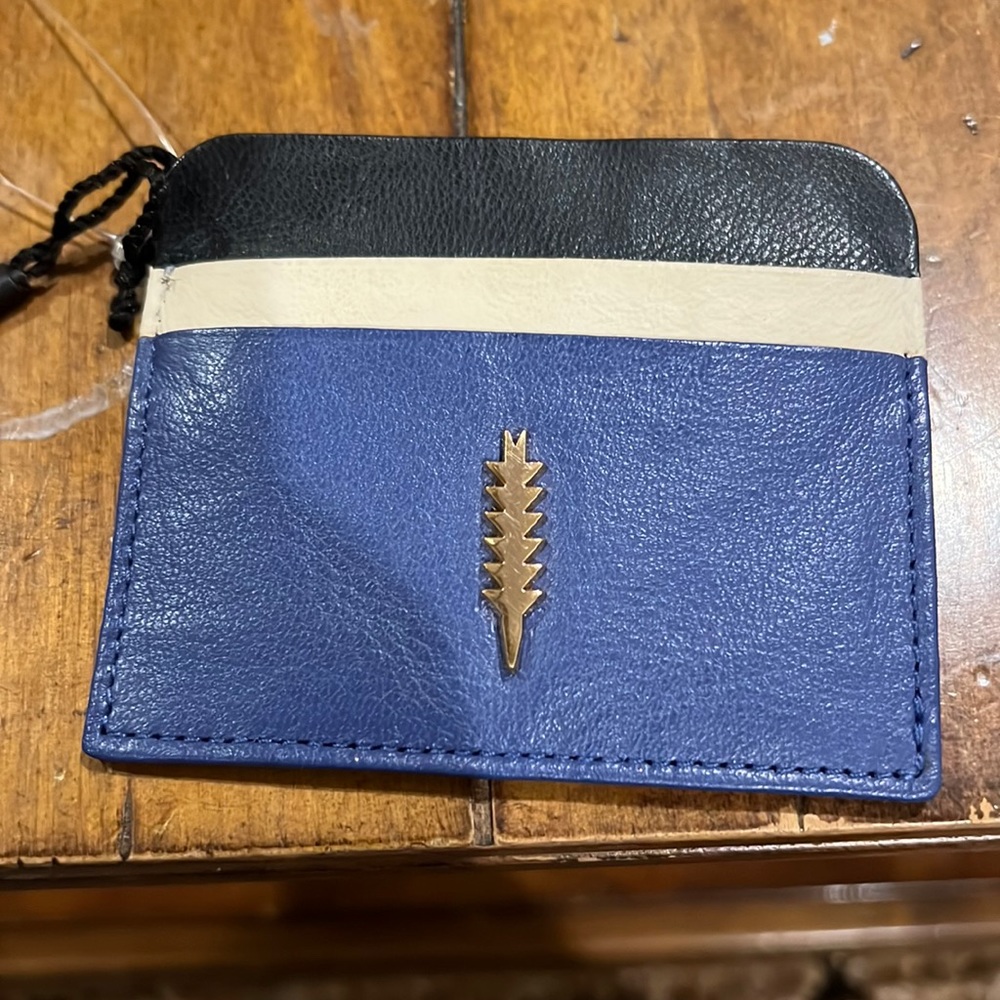 Thacker Katie Card Holder,Blue - white and black NEW